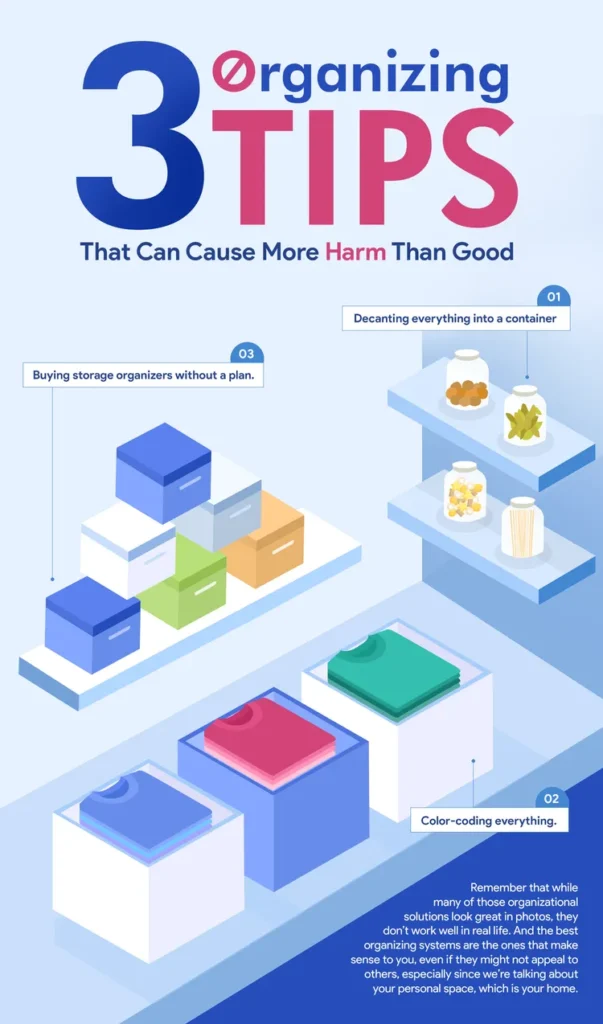 Organizing Tips to Avoid