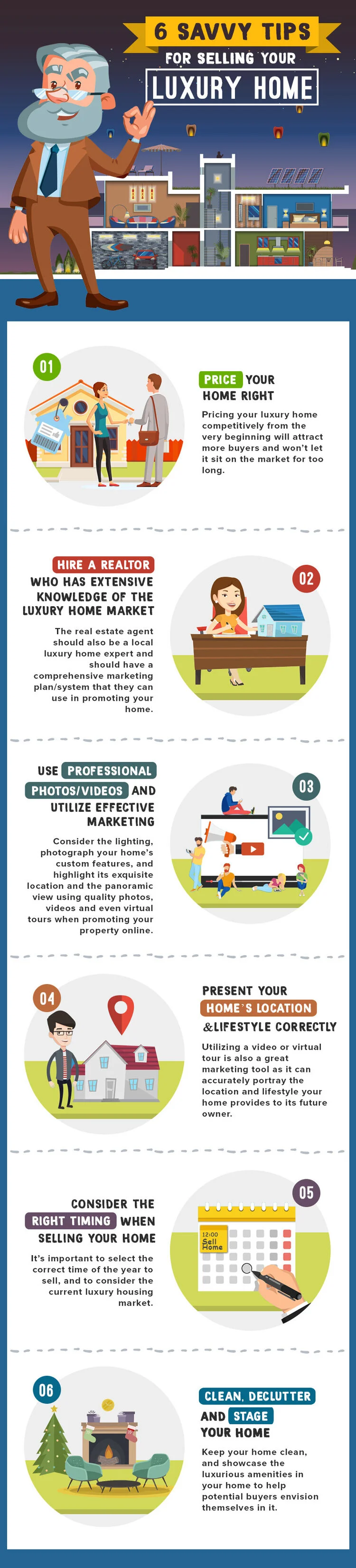 tips for selling a luxury home